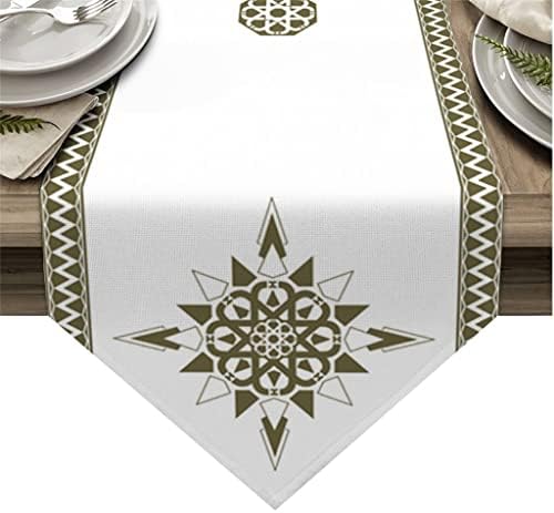 WDBBY Класична геометрија Тркачи на табели Луксузна вечера за масички за кафе табели за свадби за свадби