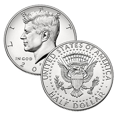 2021 П, Д Кенеди Половина Долар 2 Монета Во Собата Нециркулирани