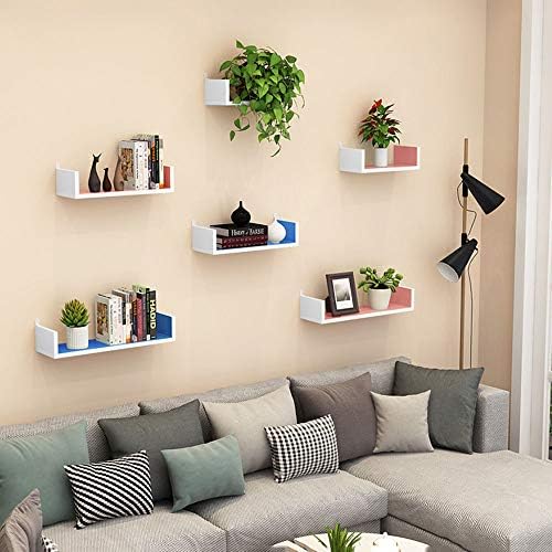 Комбинација на решетката поставена со wallидови - модерна минималистичка домашна полица за книги за кујнски зачини за зачини | Панел