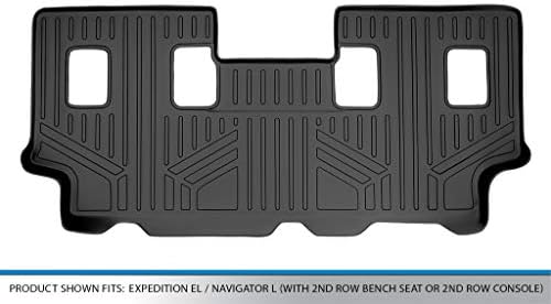 Макслинер подни душеци од 3-ти ред црна за 2007-2017 Форд експедиција Ел/Линколн Навигатор l