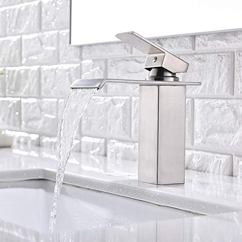 Фрихо единечна рачка водопад Бања за мијалник за мијалник, четкана никел бања тапа за рекламирање