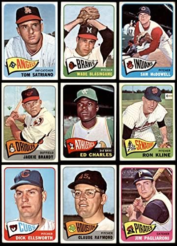 1965 Топс Бејзбол 100 стартер за стартување на картички/лот gd+