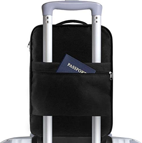 Водоотпорен патнички торбички за чевли на Nanmma Travel Travel Tawne Little Duck - Двоен слој со тролев каиш за куќиште за багаж