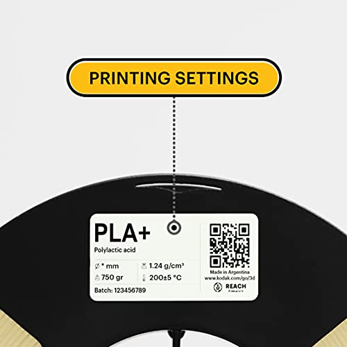 Кодак Пла Плус 3Д филамент за печатач, 2,85мм +/- 0,02 мм, 750гр.