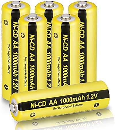 A Батерија На Полнење 1.2 V NICD 1000mah Батерии За Градинарски Уредување Соларни Светла Брои 6 Пакет