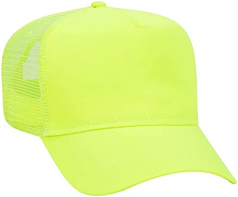 Blend Fane Fane Cotton Twill 5 Panel Pro Style Mid Profile Mesh Back Trucker Hat