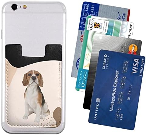 Gagaduck Beagle Leadive Телефонски мобилен телефон стап на картичката за ракави на паричникот, држач за лична карта, компатибилен со повеќето