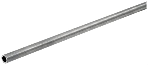 Мали делови Неполирани 1008-1010 челична тркалезна цевка, 1,5 надворешен дијаметар, 0,065 Дебелина на wallидот, 1,370 внатрешен дијаметар,