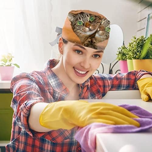 2 ПЦС медицинска сестра за чистење жени со долга коса, прилагодливо за работа со мачки животни со копче и џемпери разнобојно разнобојно