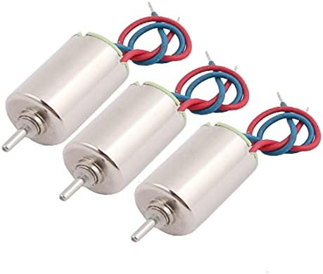 Нов LON0167 3PCS DC3V 3000RPM со голема брзина RC Helicopter Drive Mini Corless Motor 6x10mm (3PCS DC3V 3000rpm RC HubschrauberantrieB