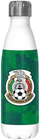 Мексиканска репрезентација Зелена камо позадина 17 мл шише со вода од не'рѓосувачки челик, 17 унца, разнобојно