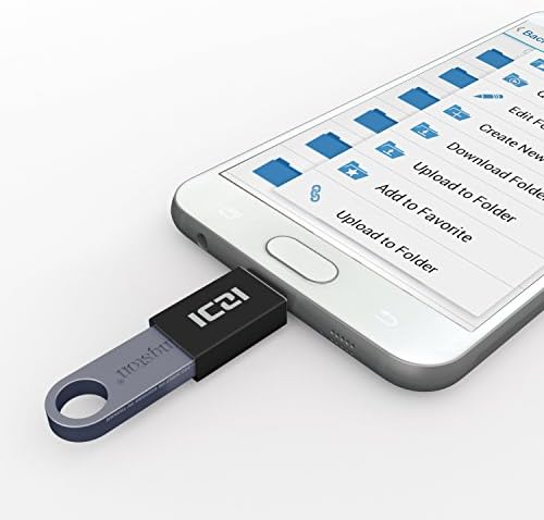 ICZI MINI USB C ДО USB Адаптер, Otg Позлатен Гром 3 ДО USB3. 0 Конвертор За MacBook, Samsung Galaxy S8 S9 И Тип C Уреди - 3 Пакет