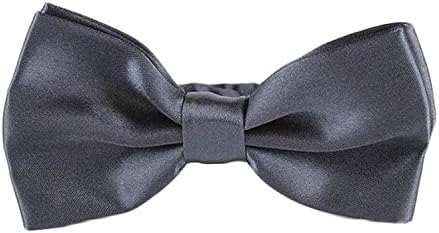 Andongnywell Mens Solid Color Tie Classic Silk Wonen Necktie формална свадбена забава слаби вратци лак