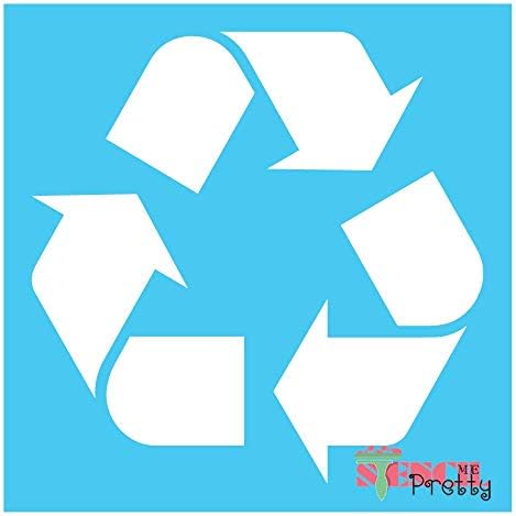 Лого за рециклирање на матрици Одете зелена етикета за отпадоци за отпадоци за отпадоци за ливчиња за занаетчиски знаци Најдобри винил големи