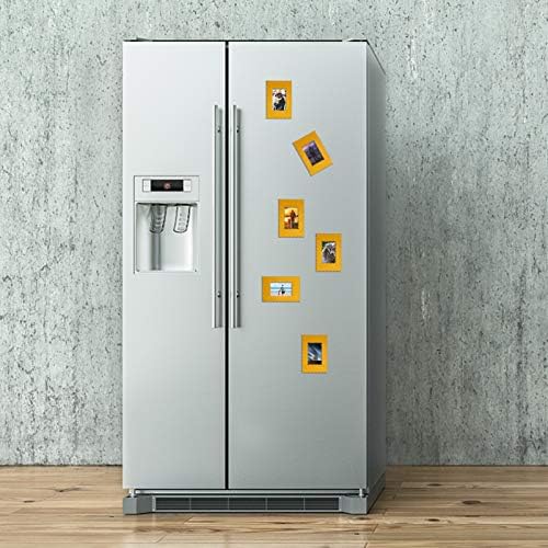 Фрижидер за ладилник Toyandona Фото магнет 3 парчиња магнетна фото рамка wallидна фрижидер дисплеј уметнички рамка 3.5 инчи брановидна слика