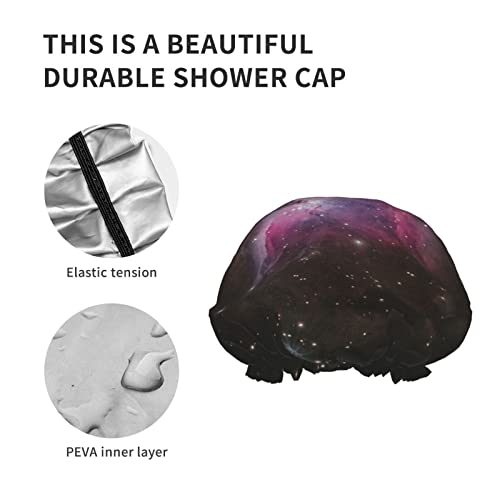 Womenените што можат да се користат за истегнување на полите, галаксија планети starsвезди двојни слоеви водоотпорна капа за бања со
