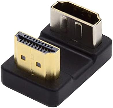 Cablecc Type-A стандарден HDMI 1,4 машки до HDMI Femaleенски заштедувачи на пристаништето во спротивност со обликот на облик на задниот