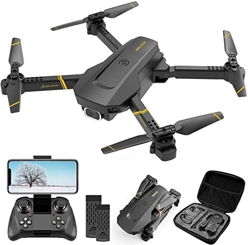 4DV4 дрон со 1080p камера за возрасни, HD FPV во живо видео RC Quadcopter хеликоптер за почетници Детски играчки подароци, 2 батерии, одржување