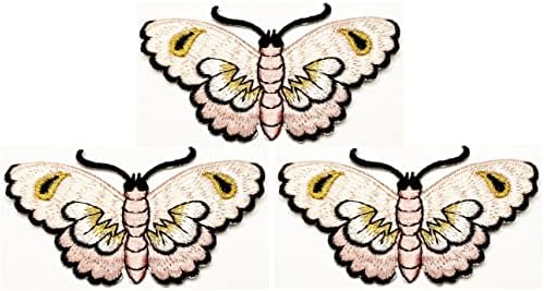 Кленплус 3 парчиња. Пеперутка Лепенка Убава Пеперутка Инсекти Цртан Филм Везени Апликација Занает Рачно Изработени Бебе Дете Девојка Женска Облека