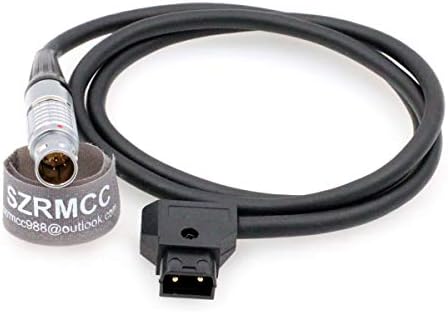 SZRMCC D-TAP 2 PIN MALE до 2B 6 Pin Машки кабел за напојување за црвена една камера