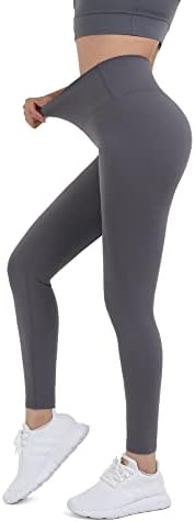 Носеконски хеланки за јога за жени со голема половината Контрола на јога панталони задникот за вежбање вежба за вежбање со целосна панталони
