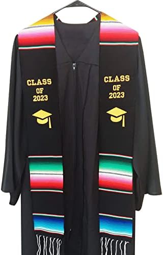 Подароци На јани Автентична Класа На Мексикански Појас За Дипломирање од 2023 година, Шпанско Дипломирање Серапе Појас, Серапе