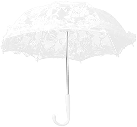 Чадори за чипка на Акозон за, занаетчиски цвеќиња од чипка за везови партија парасол е сценска изведба мини деко -чадор деко јон додаток чадор