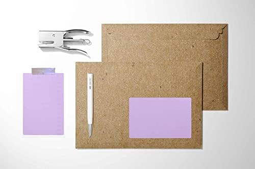Пакет Нане Виолетова Фанфолд Термички Етикети - 4х6 Инчи Водоотпорен Превозот Етикети-Перфорирани Поштенски Термички Печатење Етикети