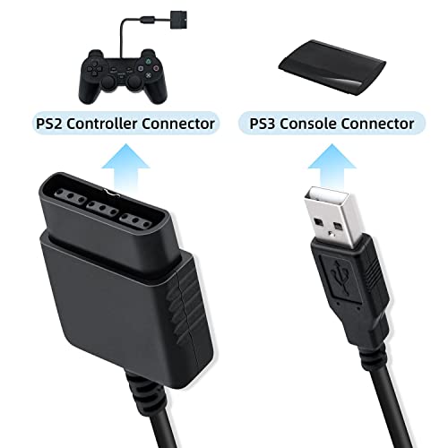Mcbazel Playstation 2 Контролер НА USB Адаптер ЗА КОМПЈУТЕР Или Playstation 3 Конвертор Кабел За Sony DualShock PS2 PS3 Контролори