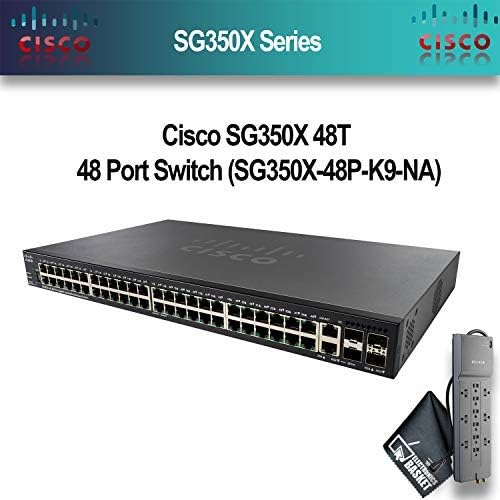 Cisco SG350X 48P 48 Порта прекинувач + PowerStrip