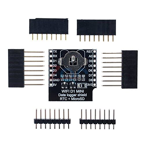Wemos D1 Mini Logger Shield Shield Module Micro SD слот DS1307 RTC Clock WiFi Expansion Board за Arduino Raspberry Pi