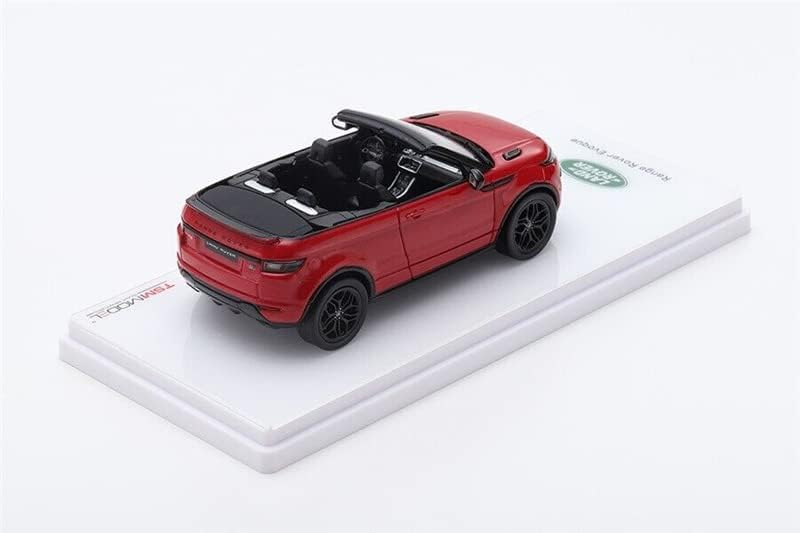 Miniatures Truescale за Range Rover Evoque Convertible Firenze Red 1/43 Diecast Truck Pre-изграден модел