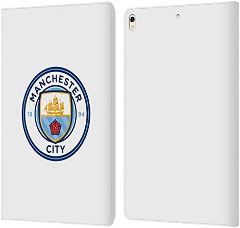 Дизајн на главни случаи официјално лиценциран Манчестер Сити Ман Сити ФК Обична целосна боја значка за кожа на паричникот на паричникот, компатибилен