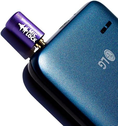 Микрофон-Заклучување Метални Бои 3,5 мм-Виолетова