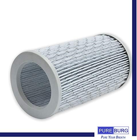 Замена на Pureburg, високо-ефикасен HEPA филтер компатибилен со прочистувачот на воздухот на Mollkule