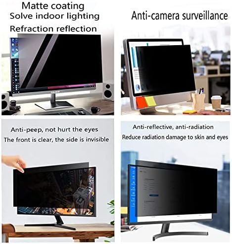 Филтер за приватност на Cui Inc Premium ， Компјутерски екран за приватност широк екран компјутерски монитор против шпионски анти-сјајни