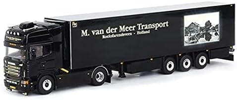WSI за Scania r Topline 4x2 за ладење приколка за M. van der Meer 1/50 Diecast Model Truck