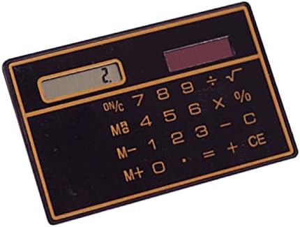 Калкулатор за џеб на Hevirgo Protable Strong Touch ABS учење Калкулатор за картички за продавница црно