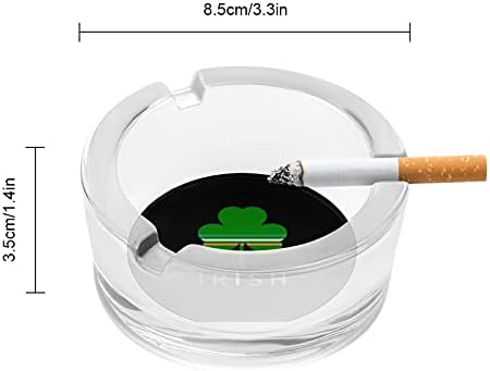 Ирска детелина цигари пушачи стаклени пепелници за пепел за таблета за домашни таблети