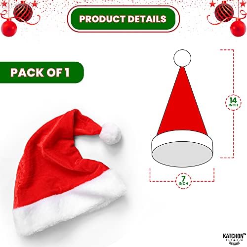 Огромна, божиќна фото -штанд со реквизити - пакет од 38 | Дедо Мраз за Божиќна забава | Празничен штанд за фотографии за Божиќни забави