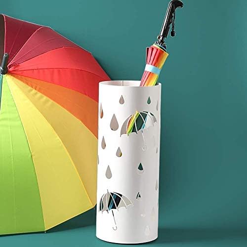 Zuqiee чадор стојат бесплатно метална штанд со кука и лента за капење стапчиња за шетање 4919,5 см околу решетката за чадори