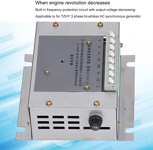 Регулатор на напон на побудување, автоматски побудувачки стабилизатор на алуминиум за алуминиум за 3 фази генератор без четка