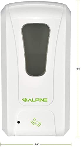 Алпски автоматски диспензер за санитација на рацете - диспензерот за сапун без допир за ресторан за бања, болница, училиште, хотел и кујна - течност