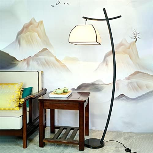 Ylyajy дневна соба под светло светло, кинески стил ретро спална соба креветна ламба студија за чај, вертикална биро за ламба