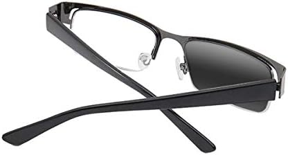 Мажи метална половина рамка nerk geek фотохроми мултифокални очила за читање