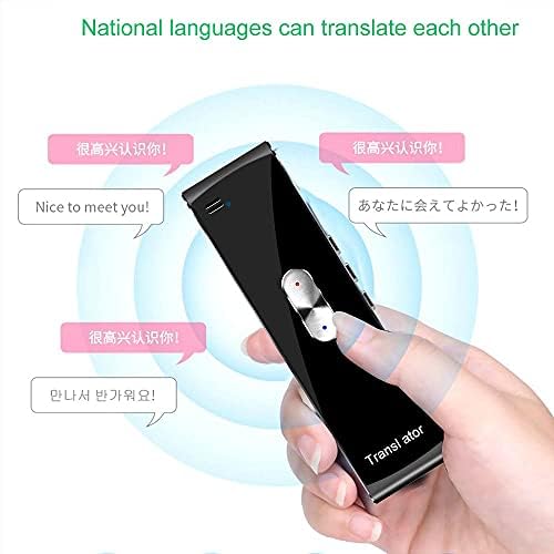SLNFXC Пренослив Мини Паметен Преведувач 70 Јазици Двонасочна Апликација За Инстант Гласовен Преведувач Во Реално Време