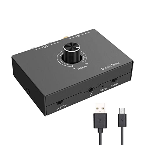 192khz Дигитален До Аналоген Аудио Конвертор DAC Дигитален SPDIF Toslink Оптички/Коаксијален До Аналоген СТЕРЕО RCA L / R &засилувач; 3,5