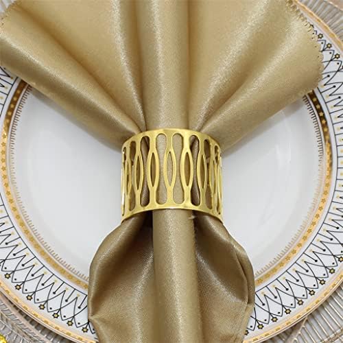 Sdfgh шупливи од салфетки прстени држачи за декор за трпеза за Божиќна вечера