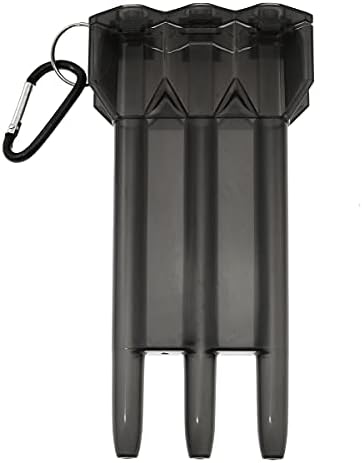 ZRM & E Portable најлон Дарт кутија за складирање Пластична стрела за носење за челични пикадо, пикадо од меки врвови, пикадо од фиксни летови, транспарентно црно