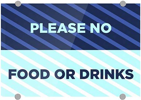 CGSignLab | „Те молам, без храна или пијалоци -сина сина“ Премиум акрилен знак | 18 x12